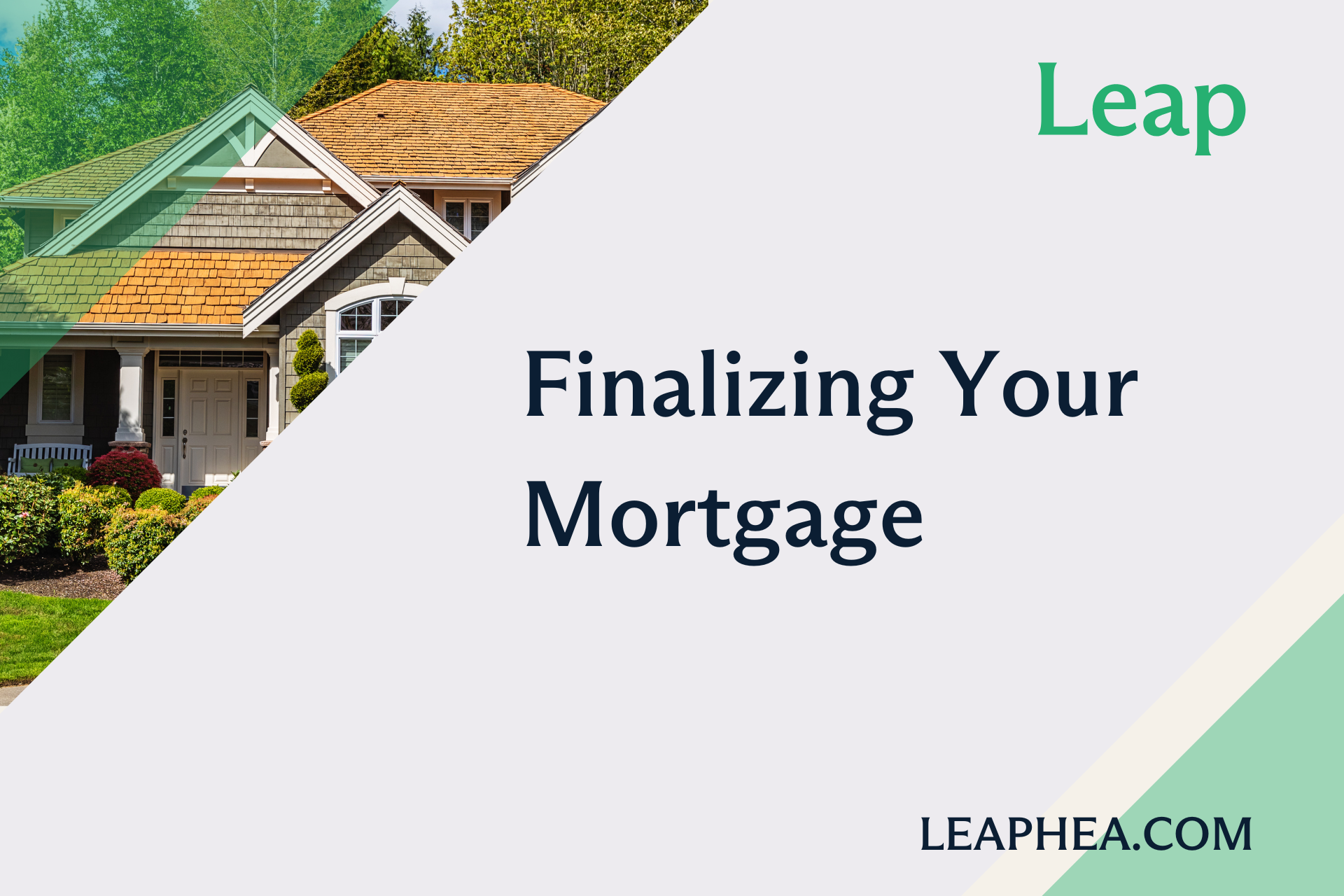 Finalizing Your Mortgage